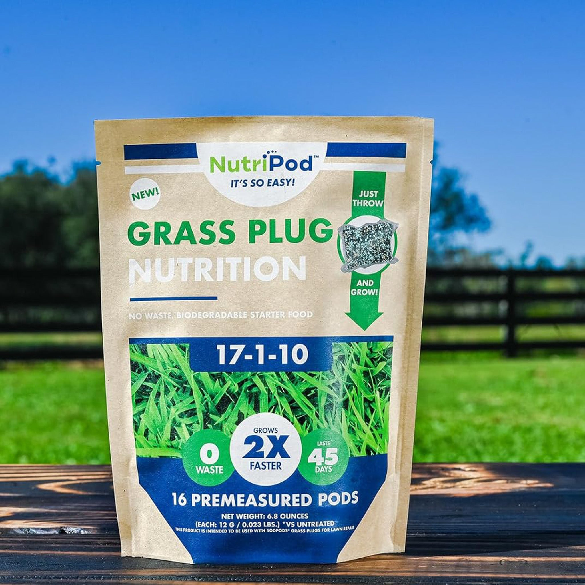 plant fertilizer pods NutriPod™ Dissolvable Grass Fertilizer Pod