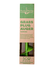 Load image into Gallery viewer, SodPods® Centipede Grass Plugs with Power Planter Auger and NutriPod® Plant Food
