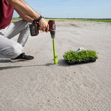 Load image into Gallery viewer, SodPods®  Bermuda Grass Plugs with Power Planter Auger and NutriPod®  Plant Food
