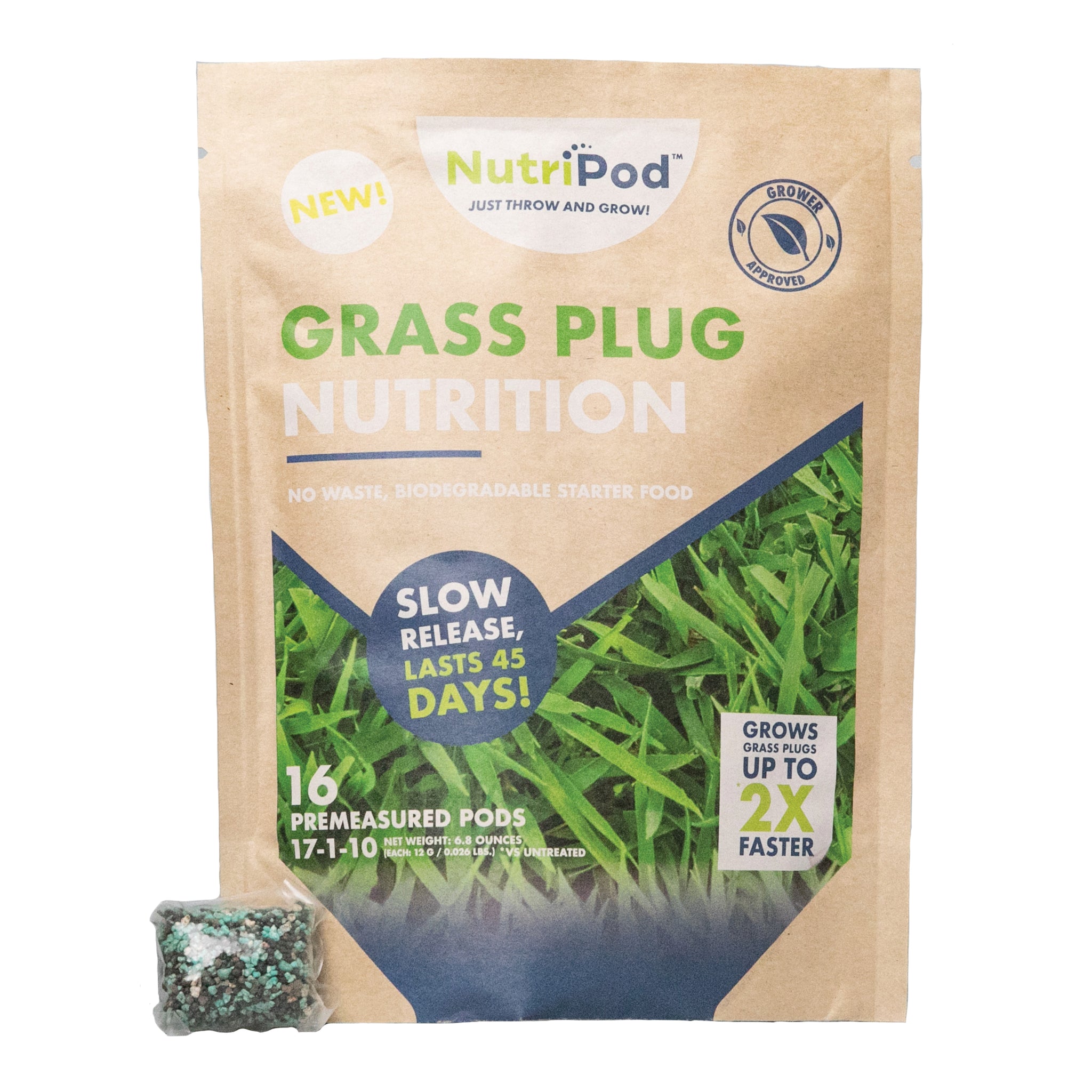 plant centipede grass seed Centipede Grass Plugs & NutriPod Fertilizer Pack