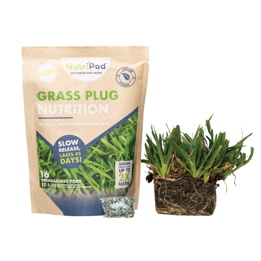 CitraBlue St Augustine Grass Plugs/NutriPod Bundle